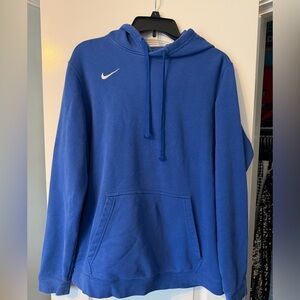 Nike Men's Royal Blue Pullover Hoodie
